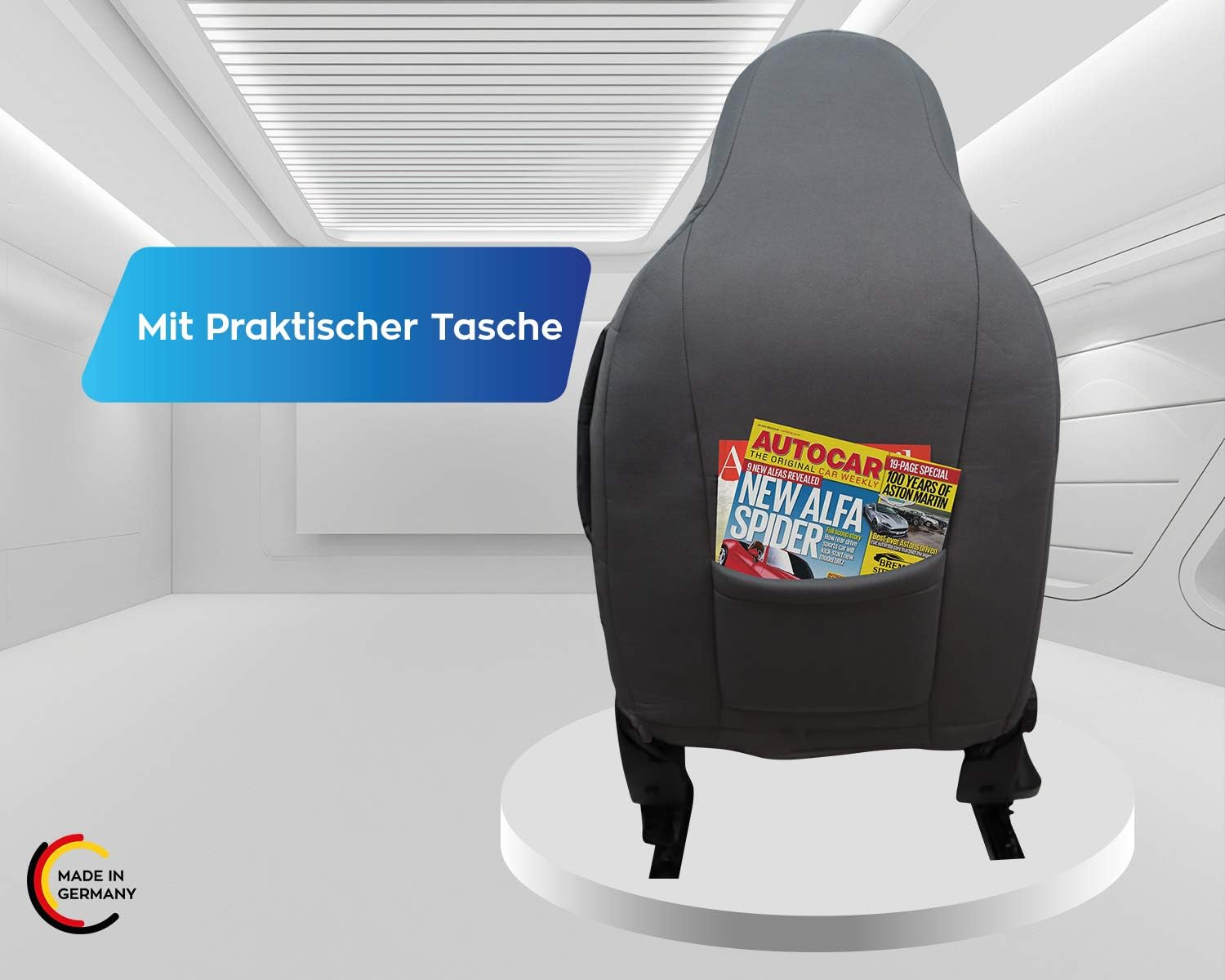 BREMER SITZBEZ&Uuml;GE Seat Covers Compatible with Seat MII Driver and Passenger from 2011, Colour Number: PL409 image number 1