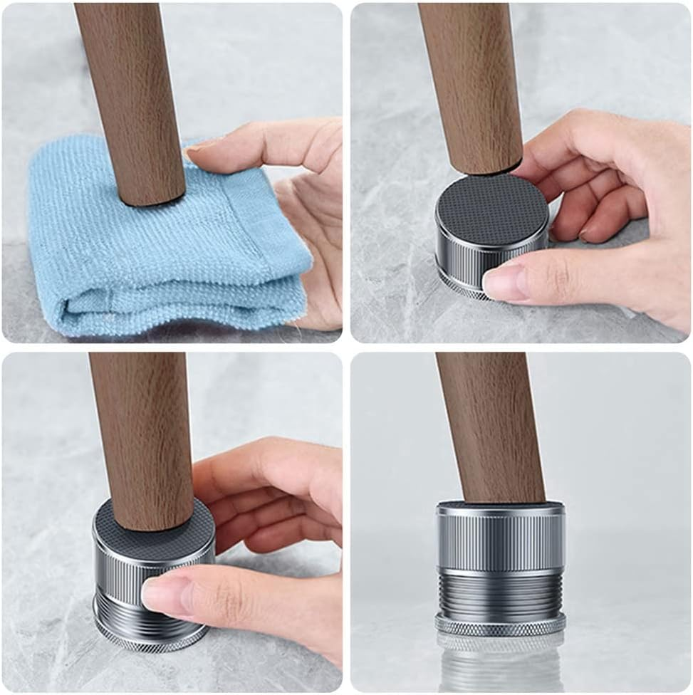 Mifrsnu 4Pcs Adjustable Bed Chair Risers Heavy Duty Furniture Risers Sofa Table Risers Bottom Protect Floors anti -1