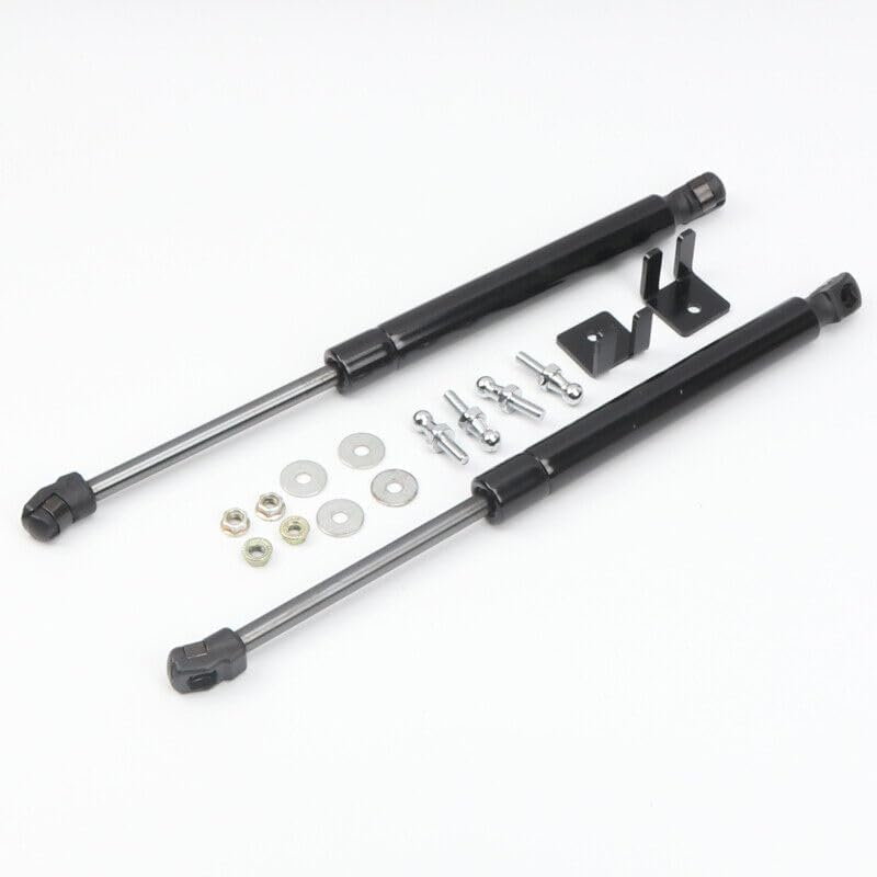 Hood Gas Struts for Nissan Navara NP300 2015-2021, Front Hood Lift Support Shocks Dampers Kit - Stainless Steel, Easy Installation, Direct OEM Replacement (2PCS) image number 2