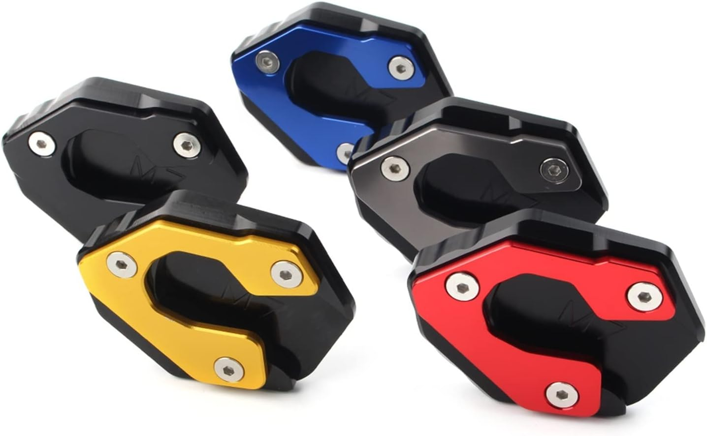 KANGYEBAIHUODIAN Motorcycle Kickstand Side Stand Extension Pad Plate Fit for Yamaha MT-07 FZ-07 (Color : Blue) image number 1