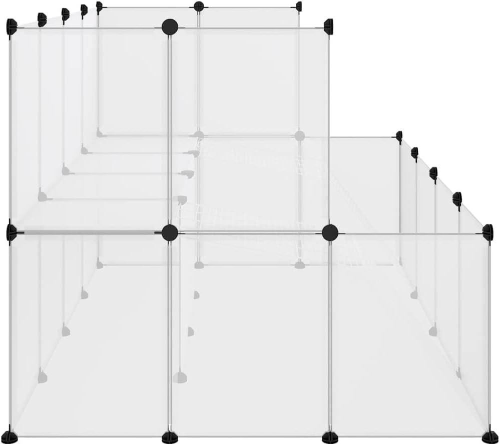 Small Animal Cage Transparent 143X107X93 Cm Pet Habitat Indoor Outdoor Enclosure image number 1