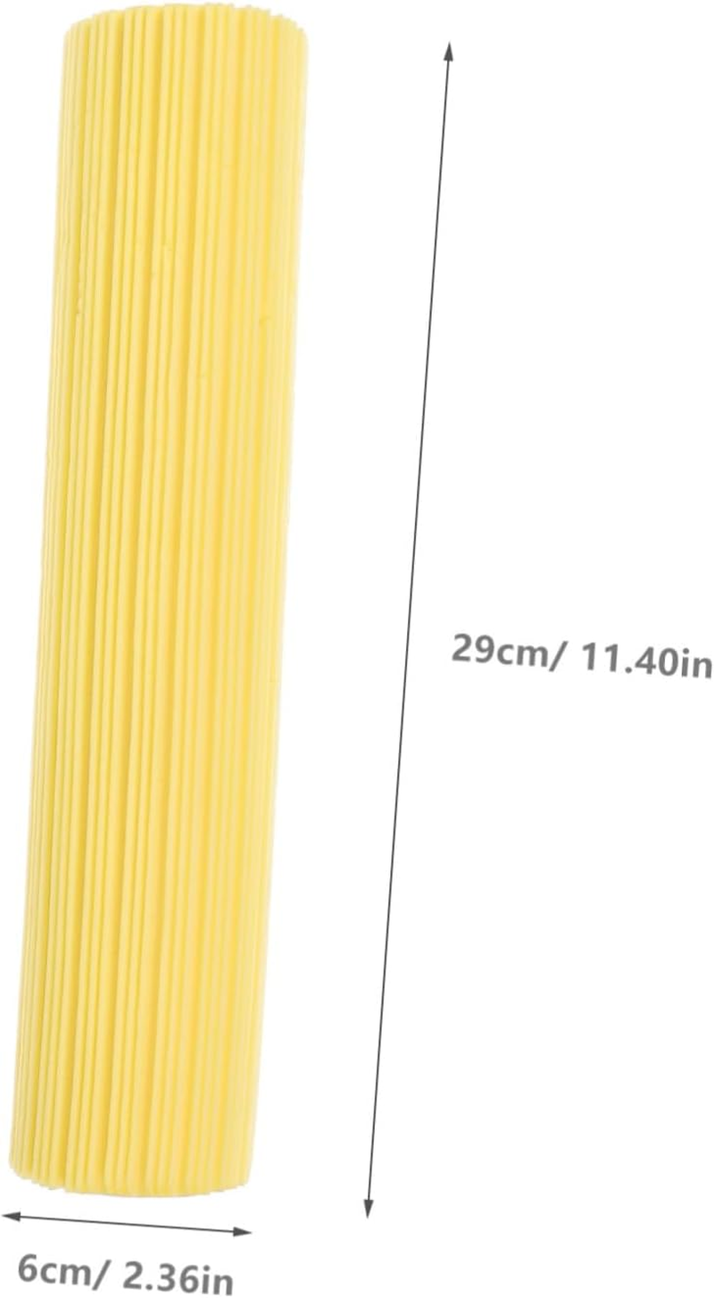 VALICLUD 3Pcs Sponge Mop Head Replacement 28Cm Yellow Water Absorption Mop Refill Accessory Suitable for Bathroom and Tile Floors image number 3