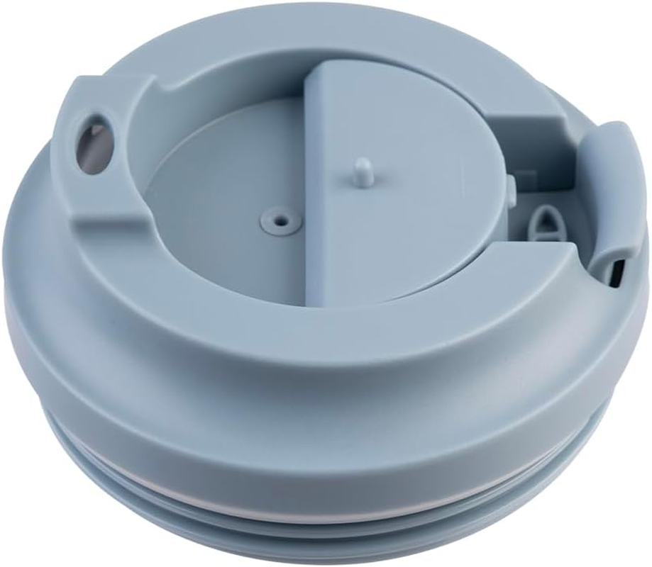 Oasis Ceramic Lined Stainless Steel Double Wall Insulated Coffee Cup 360Ml - Hazy Blue image number 5