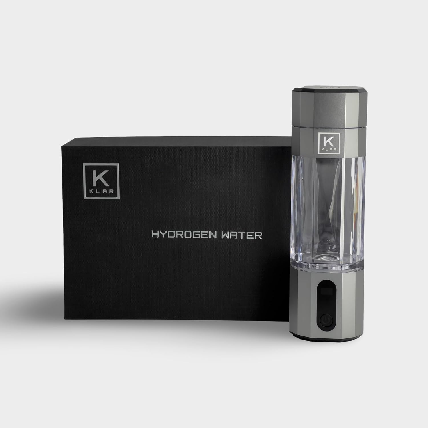 KLAR Elite Hydrogen Water Bottle - 15,000Ppb / 15Ppm - Market Leading Hydrogen Rating - Antioxidant Rich Water - Portable Hydrogen Generator - Premium Quality Bottle - AUS Owned. (Titanium Silver) image number 5