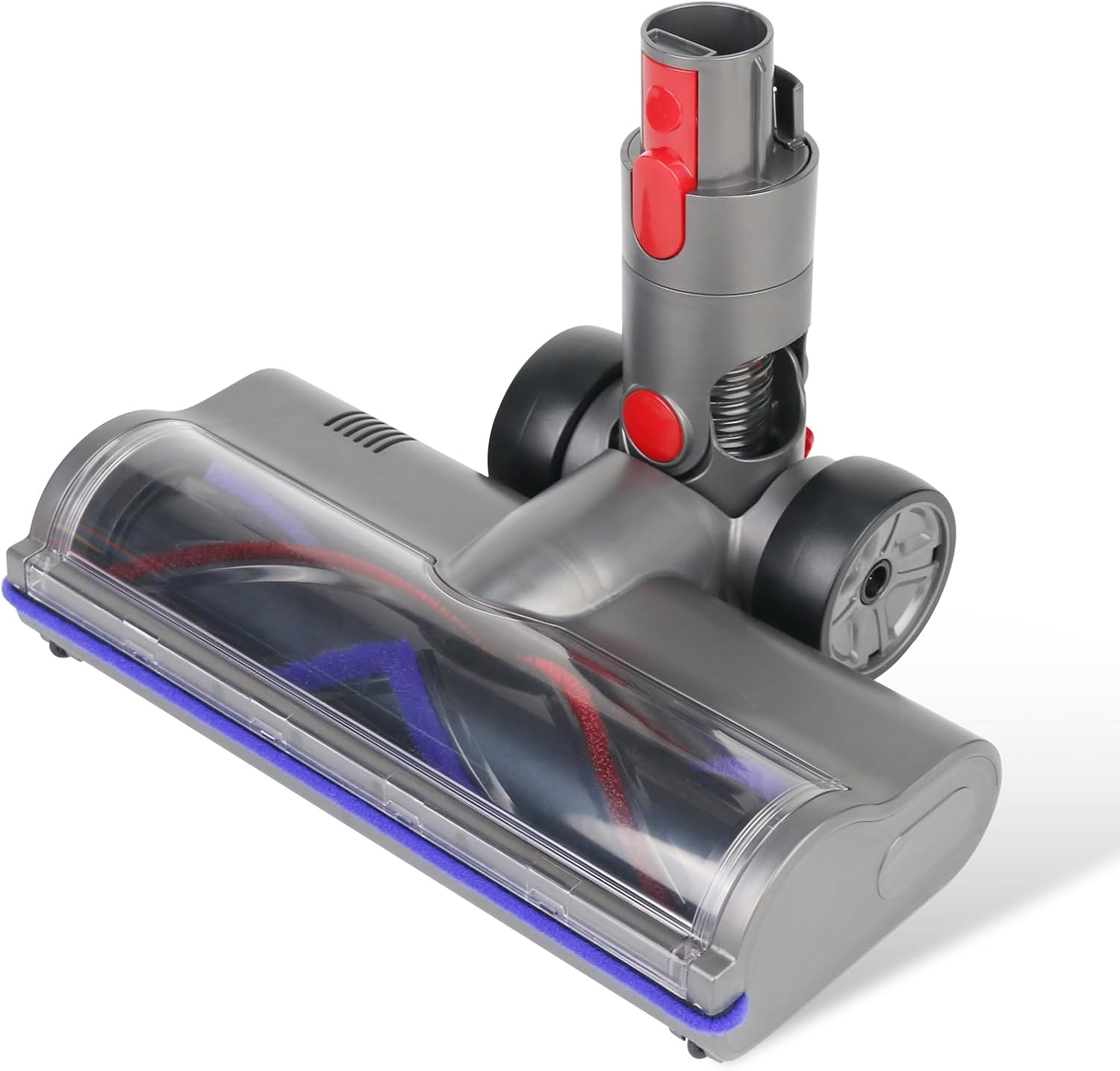 Head Replacement for Dyson V7 V8 V10 V11 V15, SV22 SV15 SV28 SV14 SV27 SV12 SV25 SV10 SV11, Vacuum Replacement Parts with 4 LED, 26Cm V-Shaped Brush, for Carpet and Hardwood Floors Attachment image number 4