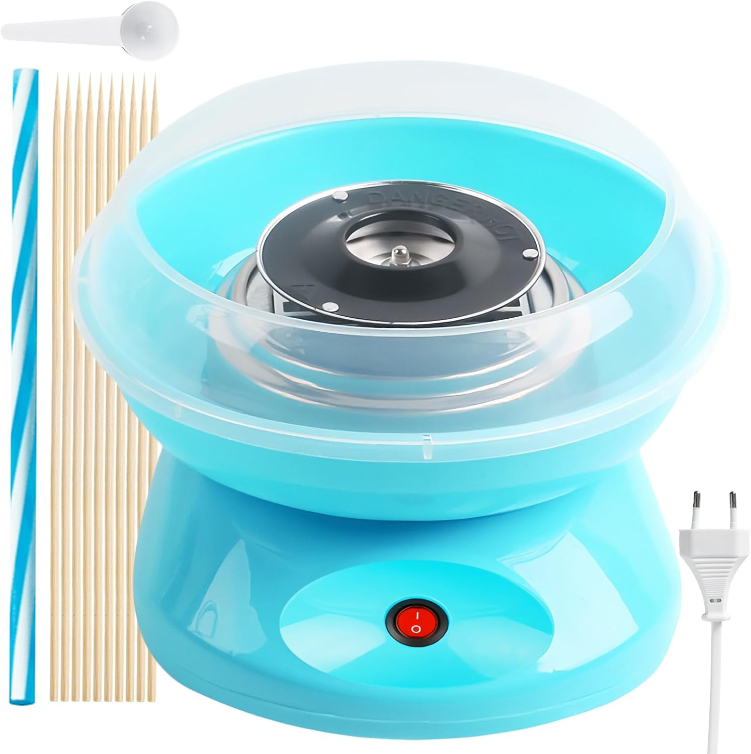 Cotton Candy Machine, Cotton Candy Machine, Electric Candy Floss Maker 450W with Accessories for Birthday Various Holidays Easy to Use and Clean image number 3