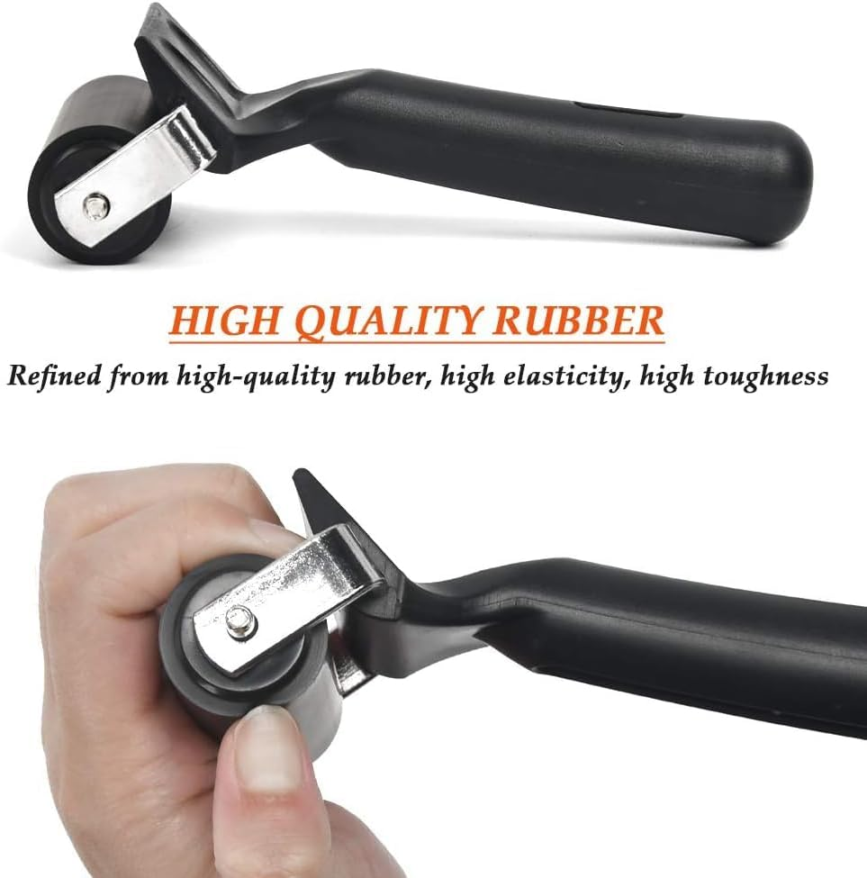 MIVES Rubber Brayer Roller Set, 3 Pack Hard Rubber Rollers for Ink Paint, Printmaking, Art & Craft, Adults image number 3