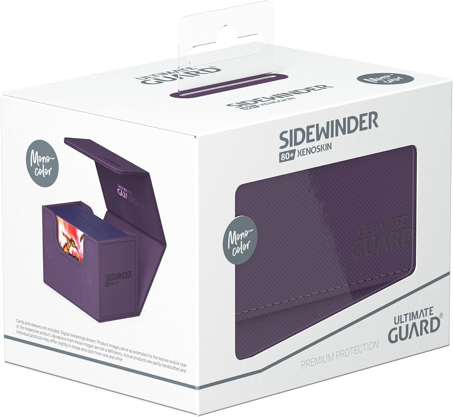 Ultimate Guard Sidewinder 80+ Xenoskin Monocolor Deck Box image number 4