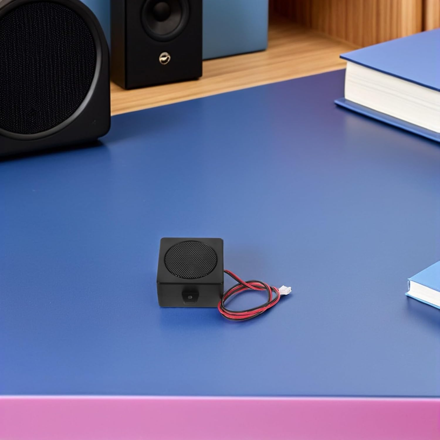 Kisangel 2Pcs 5W 4Ohm Full-Range Mini Speakers with Single Cavity, Wired Small Audio Speaker for Advertising Displays and LCD Monitors, Lightweight Portable Sound System for Outdoor Use image number 4