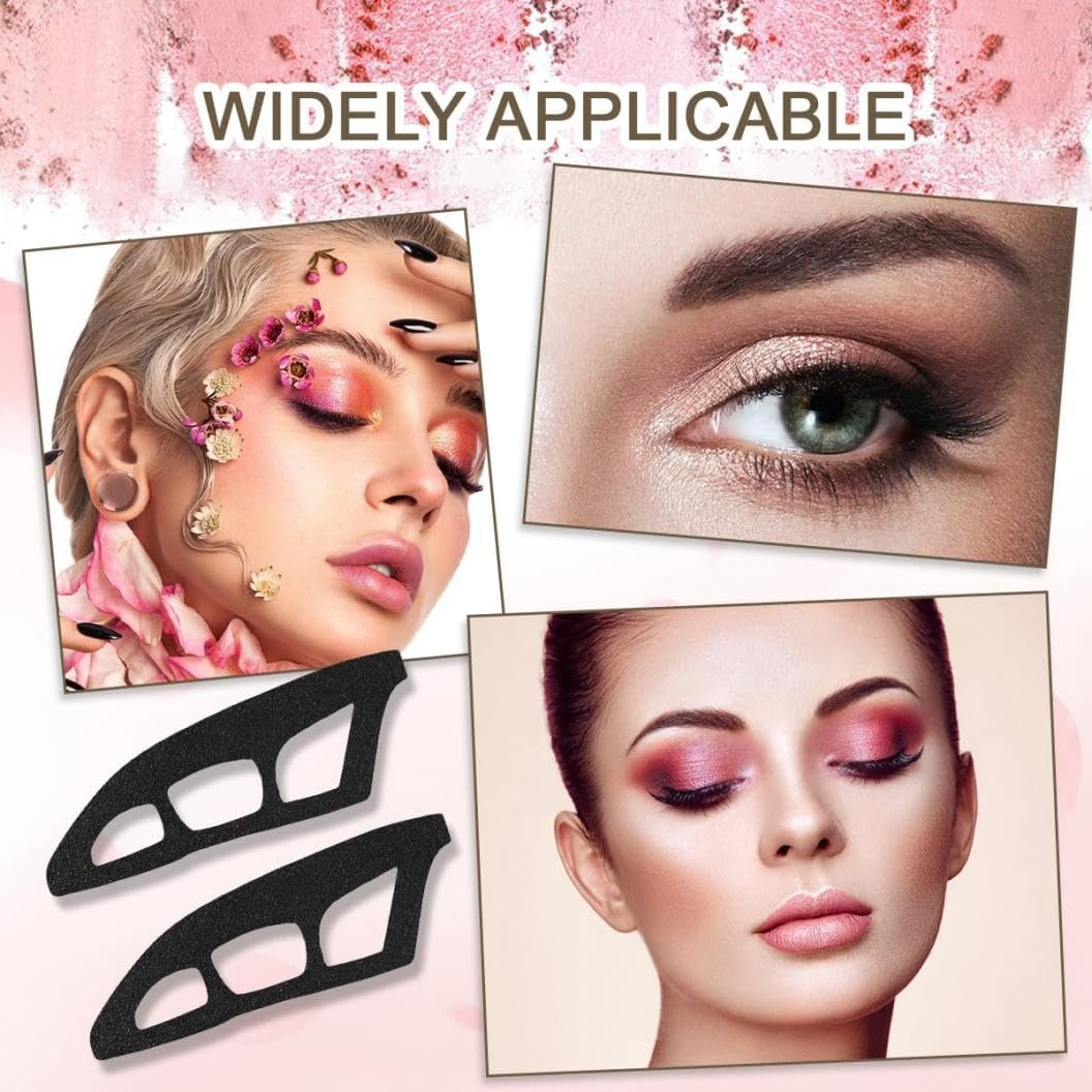 Eyeshadow Tool, Makeup Aid Shadow Assistant, Eyeliner Template Stencils for Perfect Eye Makeup, Quick Make-Up Stencils for Women and Beginners