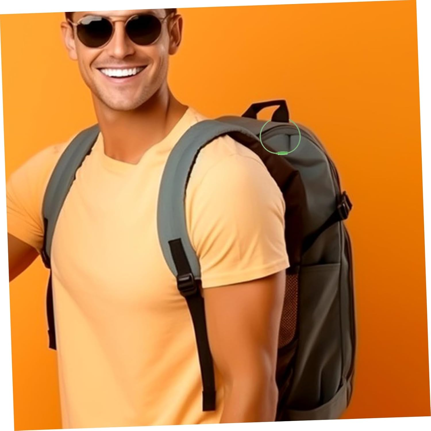 COSMEVIVI 15Pcs Colorful Coated Steel Wire Keychain Loops Luggage Wire Tags Multi-Functional Key Rings 1.5Mm X 15Cm for Travel and DIY Accessories Random Color image number 3