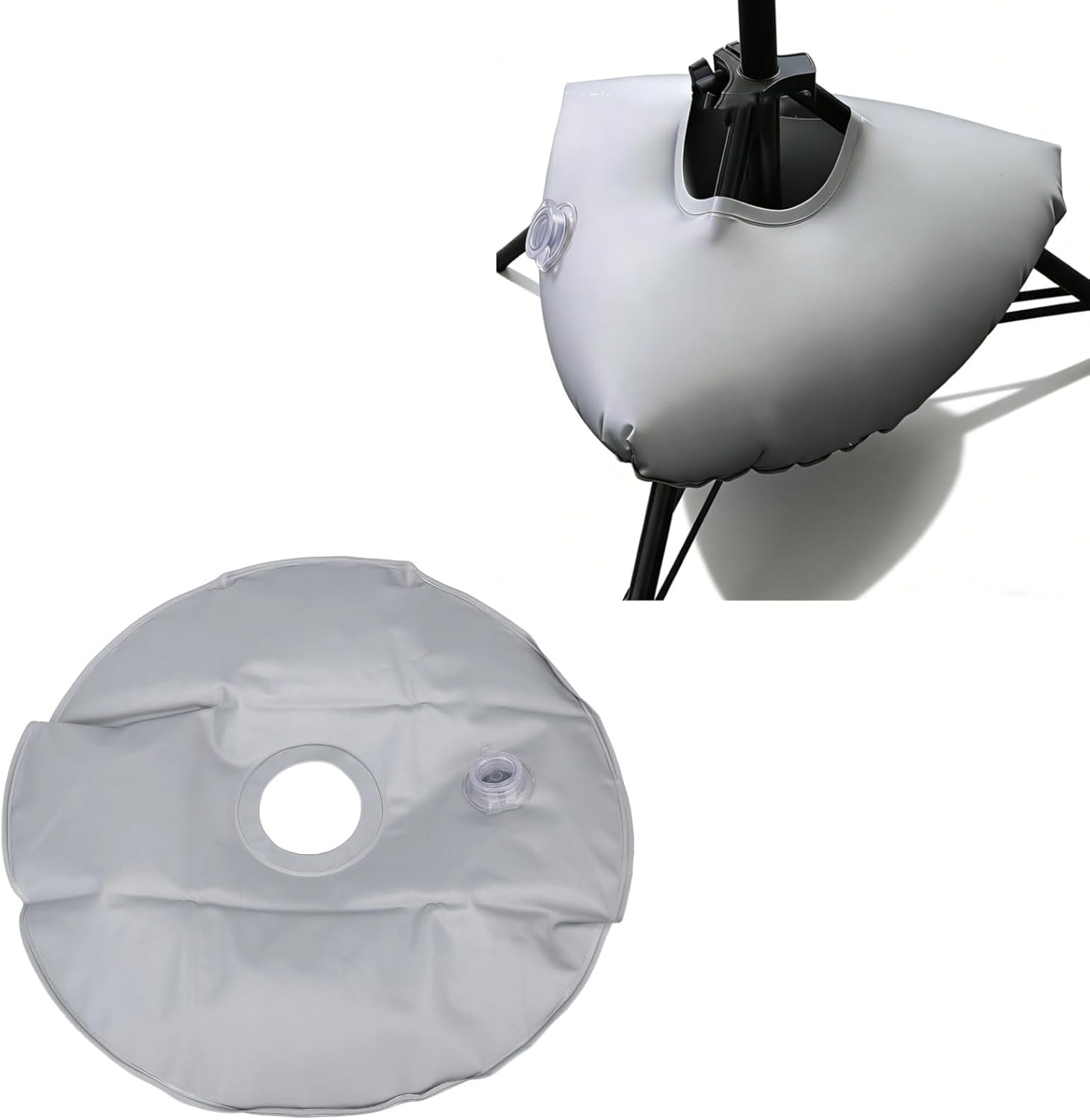 CHICIRIS Studio Stand Water Weight Bag, Photography Heavy Duty Water Saddlebag, PVC Foldable Heavy Duty Tripod for Studio Stand, Camera Tripods, Light Stands image number 5