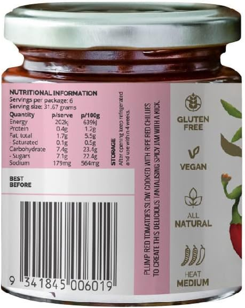 Turban Chopsticks Chilli Jam 190 G image number 1