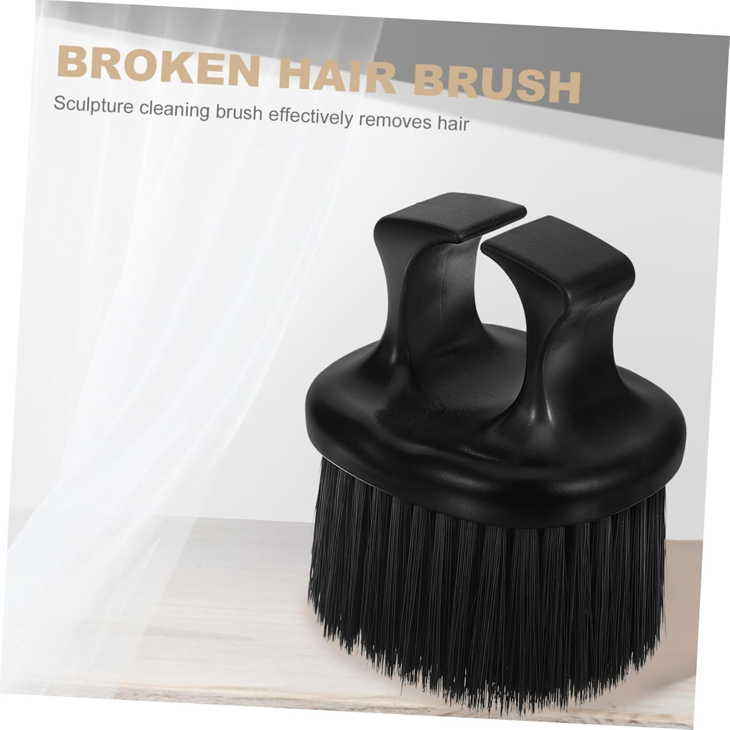 Outanaya Barber Haircutting Brush Neck Duster Hair Cleaning Brush Professional Hair Dresser Tool image number 4