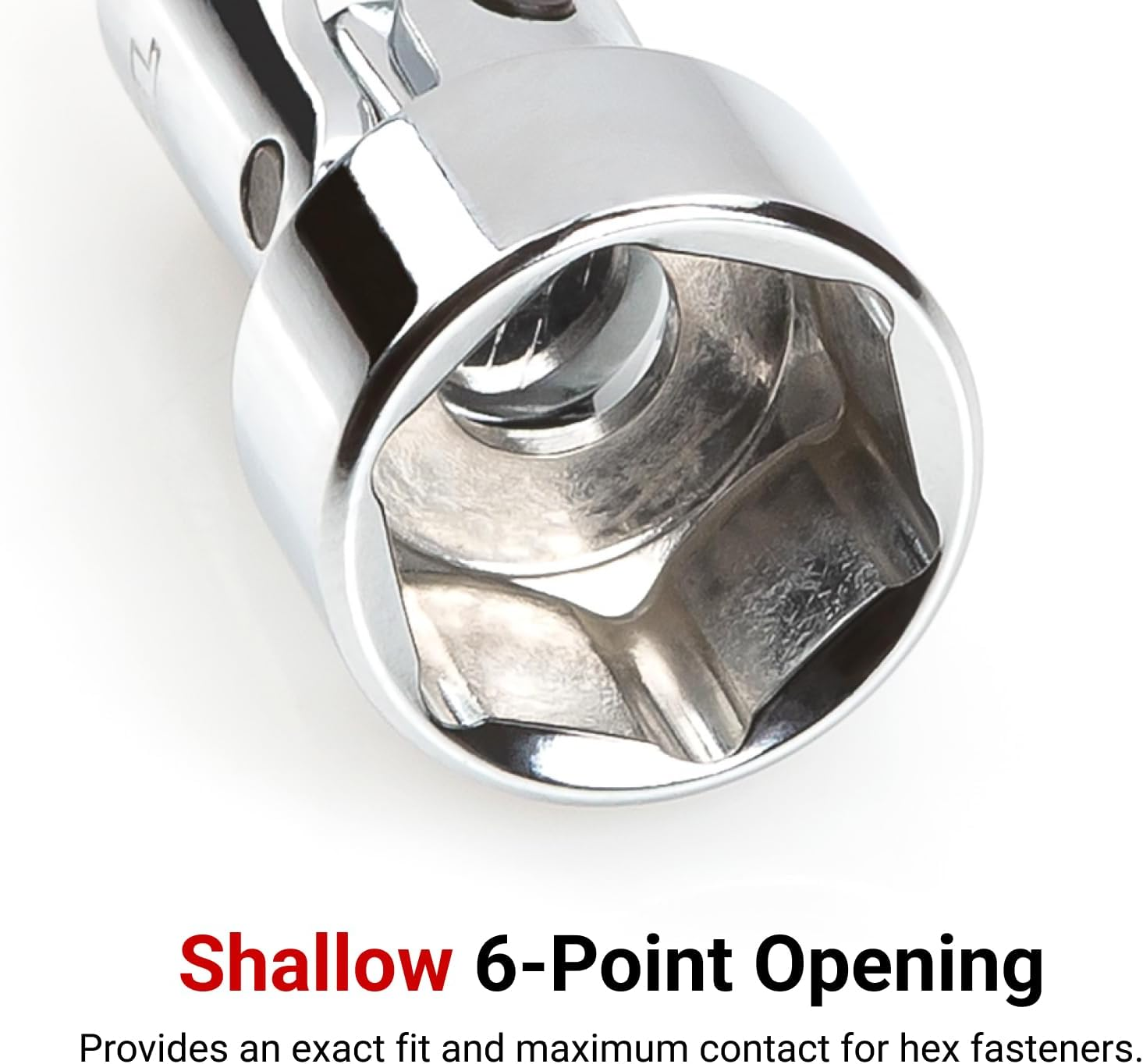 TEKTON 1/4 Inch Drive X 10 Mm Universal Joint Socket | SHD08110 image number 4