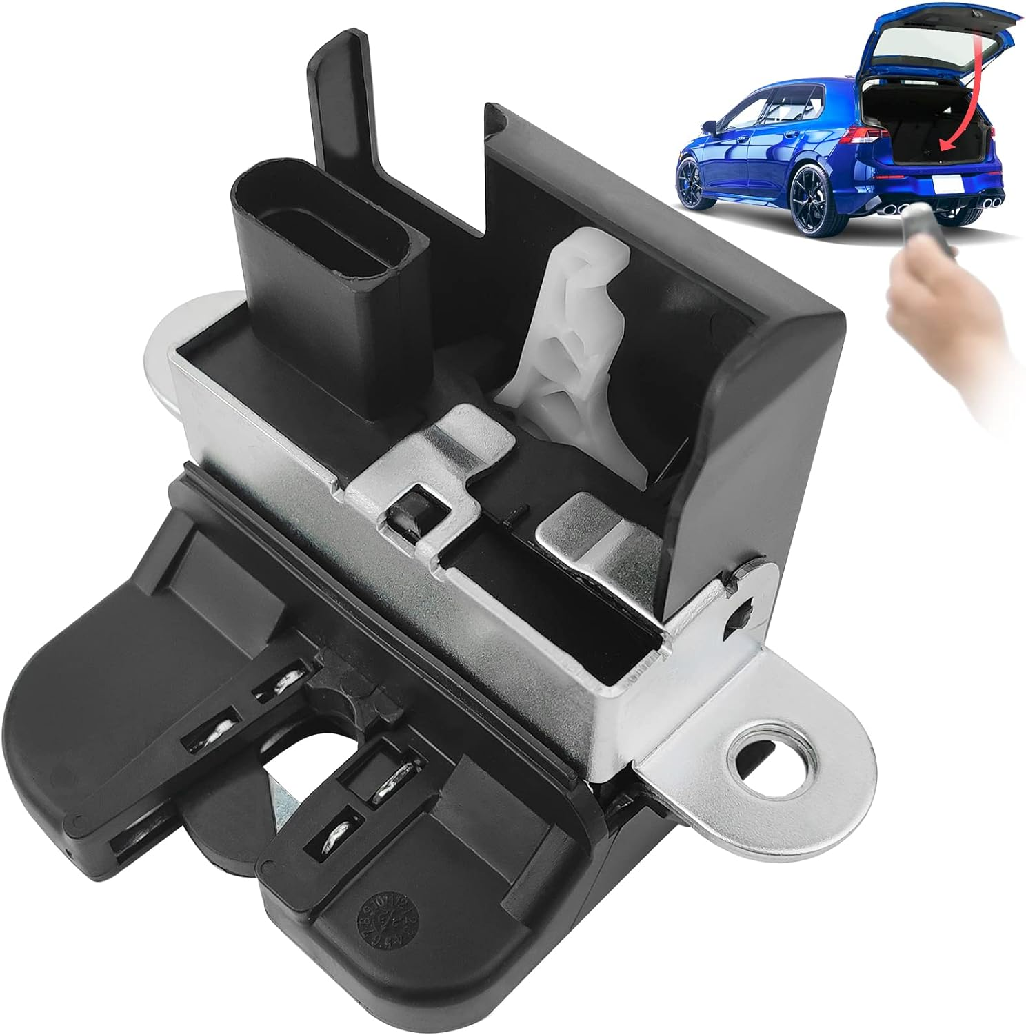 FOLCONROAD Rear Trunk Boot Lid Liftgate Lock Latch Fit for VW Volkswagen Golf GTI MK6 2009 2010 2011 2012 2013 5K0827505A US Warehouse image number 5