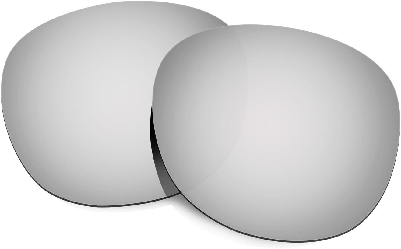 Hkuco plus Replacement Lenses for Oakley Latch Sunglasses Titanium Mirror Polarized image number 1