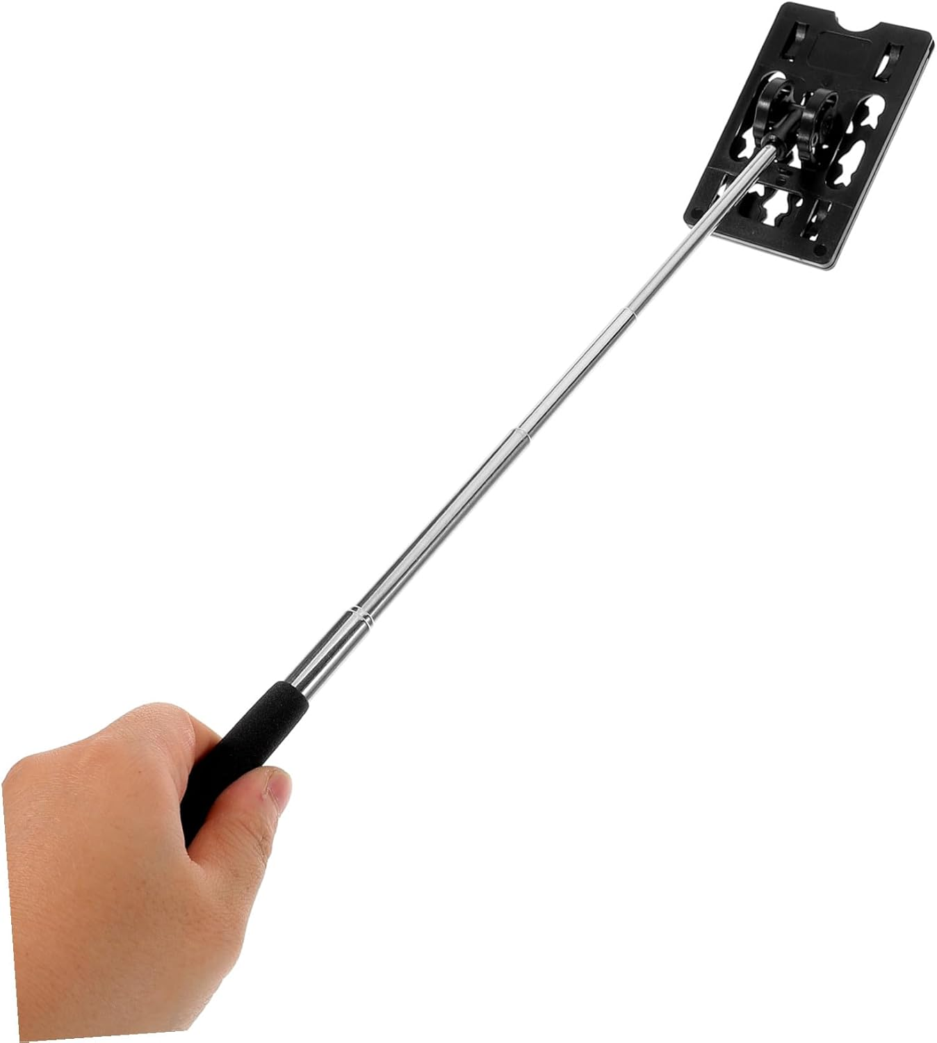 GANAZONO Telescopic Parking Card Holder Rod for Garage Vehicle Parking Toll Swiping Stick with Automatic Extension Secure Plastic Construction Reliable Contactless Payment Aid