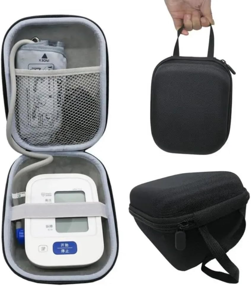 Hard Shell Case for Ihealth Blood Pressure Monitor, Portable Carrying Travel Case with Handle and Mesh Pouch, Velvet Lining image number 2