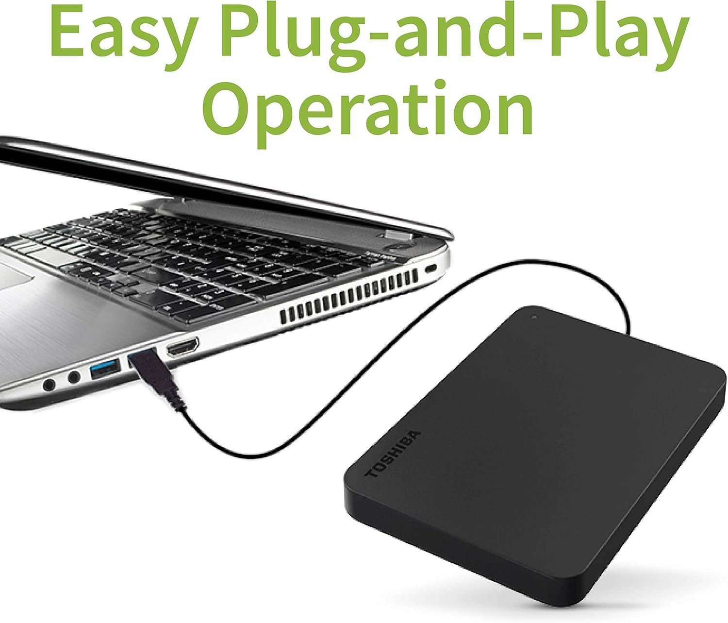 Toshiba 2TB Canvio Basics Portable Hard Drive Storage