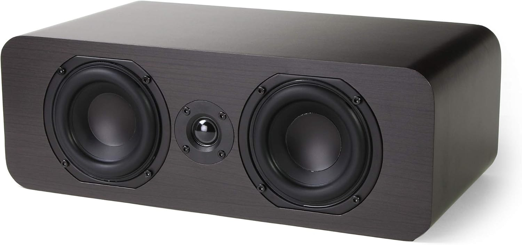 Micca RB42-C Center Channel Bookshelf Speaker with 4-Inch Woofers and Silk Tweeter (Dark Walnut, Each) image number 3