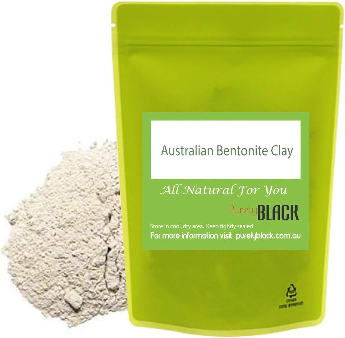 Australian Bentonite Clay for Detoxifying, Facial Healing Clay Mask, Teeth. Organic/Food Grade. Sodium Bentonite 100G