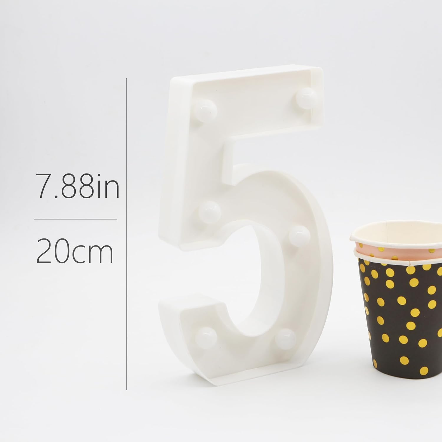 18Th Birthday Decorations for Her&Him, 18Th Birthday Centerpieces Table Decorations for Girls&Boys,Light up Numbers 18 Sign for Party Backdrop Wall Decor