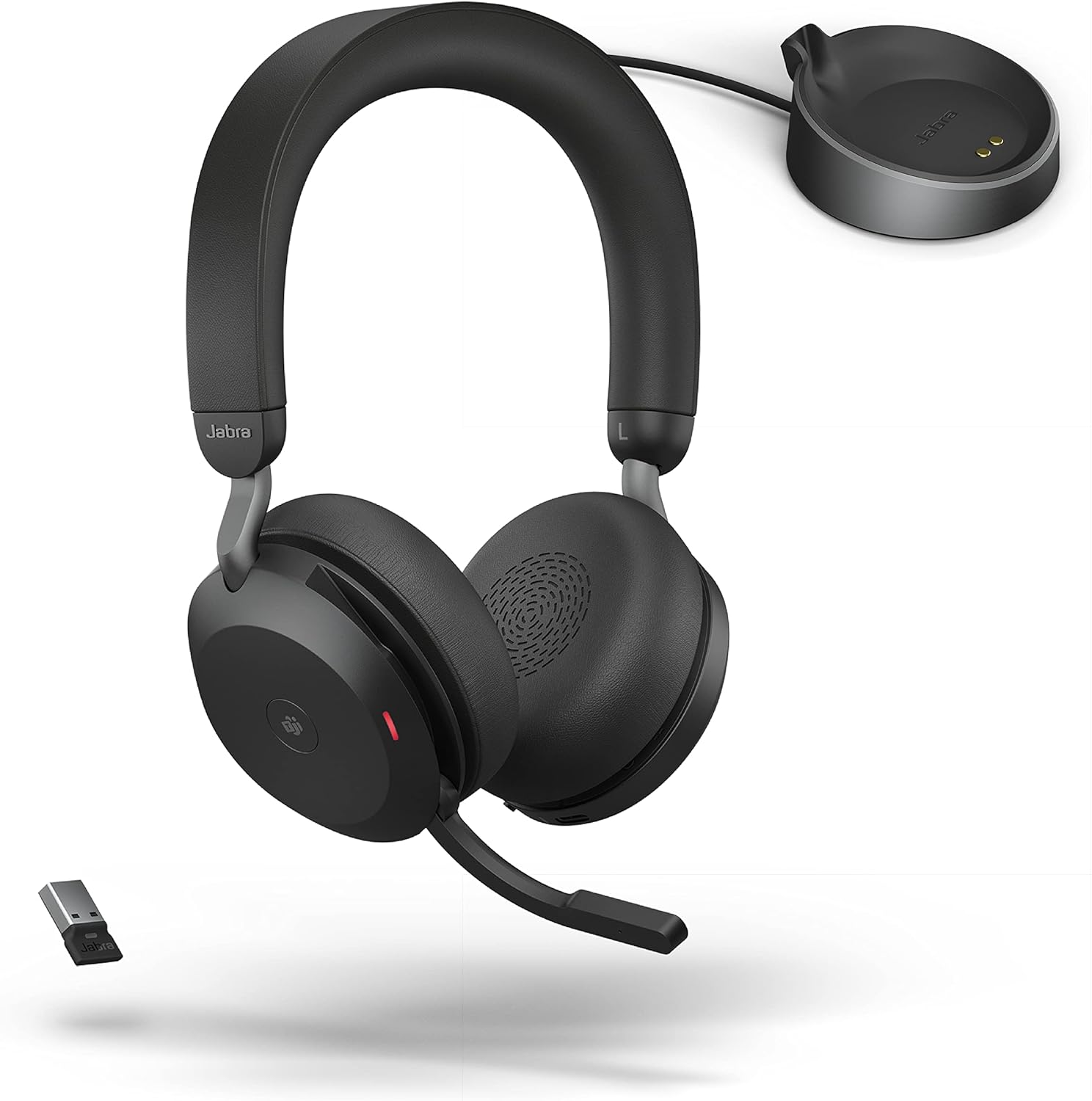 Jabra GN Evolve2 75 Link380A MS Stereo W/Stand USB-A Bluetooth Adapter [27599-999-989] image number 1