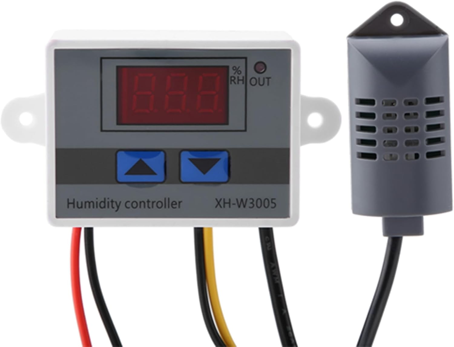 Digital Humidity Controller, Humidity Control Switch, Hygrometer Switch Controller Humidity Sensor, Wide Measuring Range of Humidity 00%~99% RH (220V) image number 2