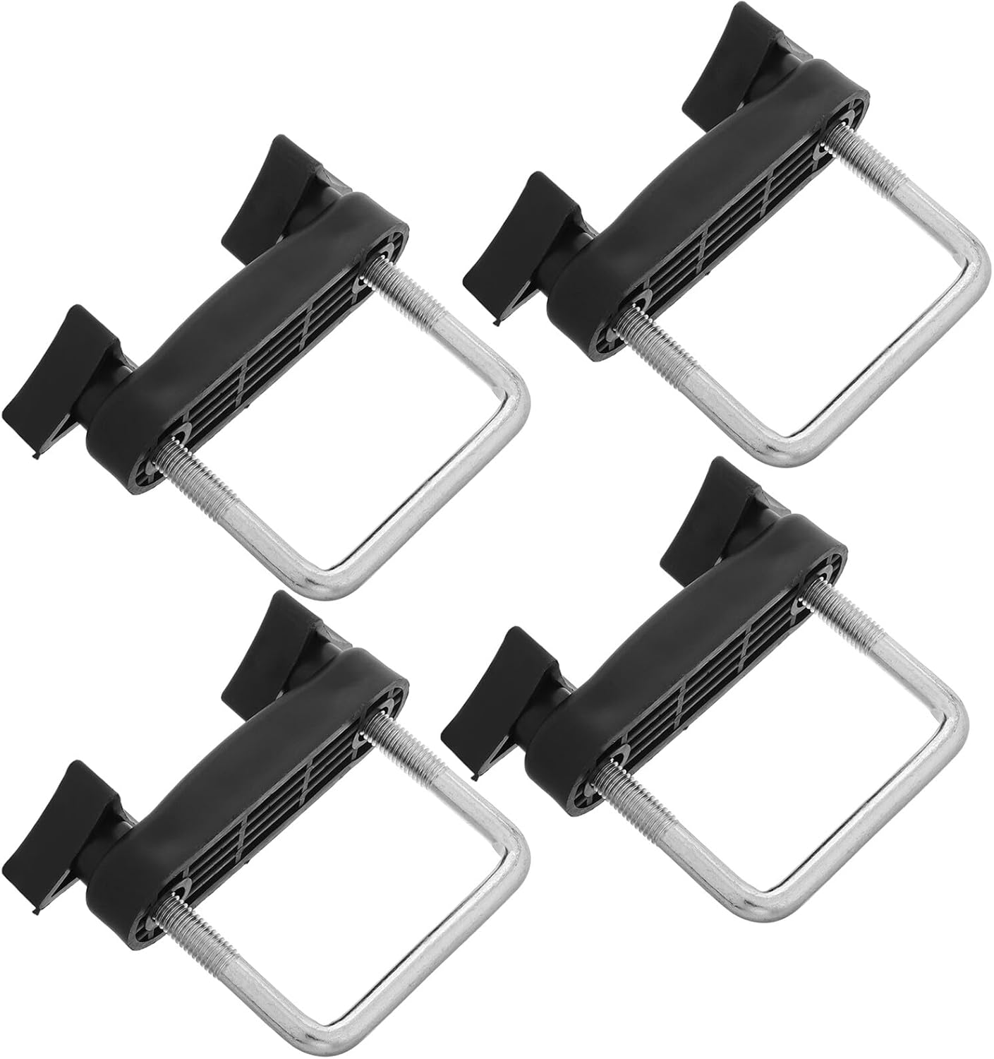 4Pcs Car Roof Rack Crossbar Clips Mounting Brackets for Secure Luggage Carrier Fit Vehicle Roof Rails Easy Installation Automotive Cargo Clamps image number 6