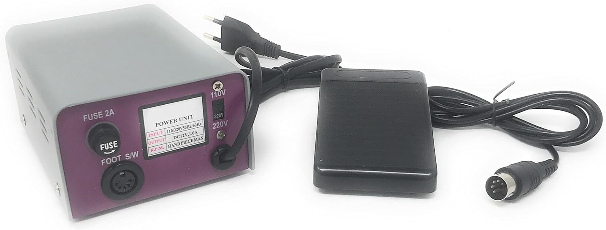 Professional Cutter with Pedal for Manicure, Pedicure, Nail Building