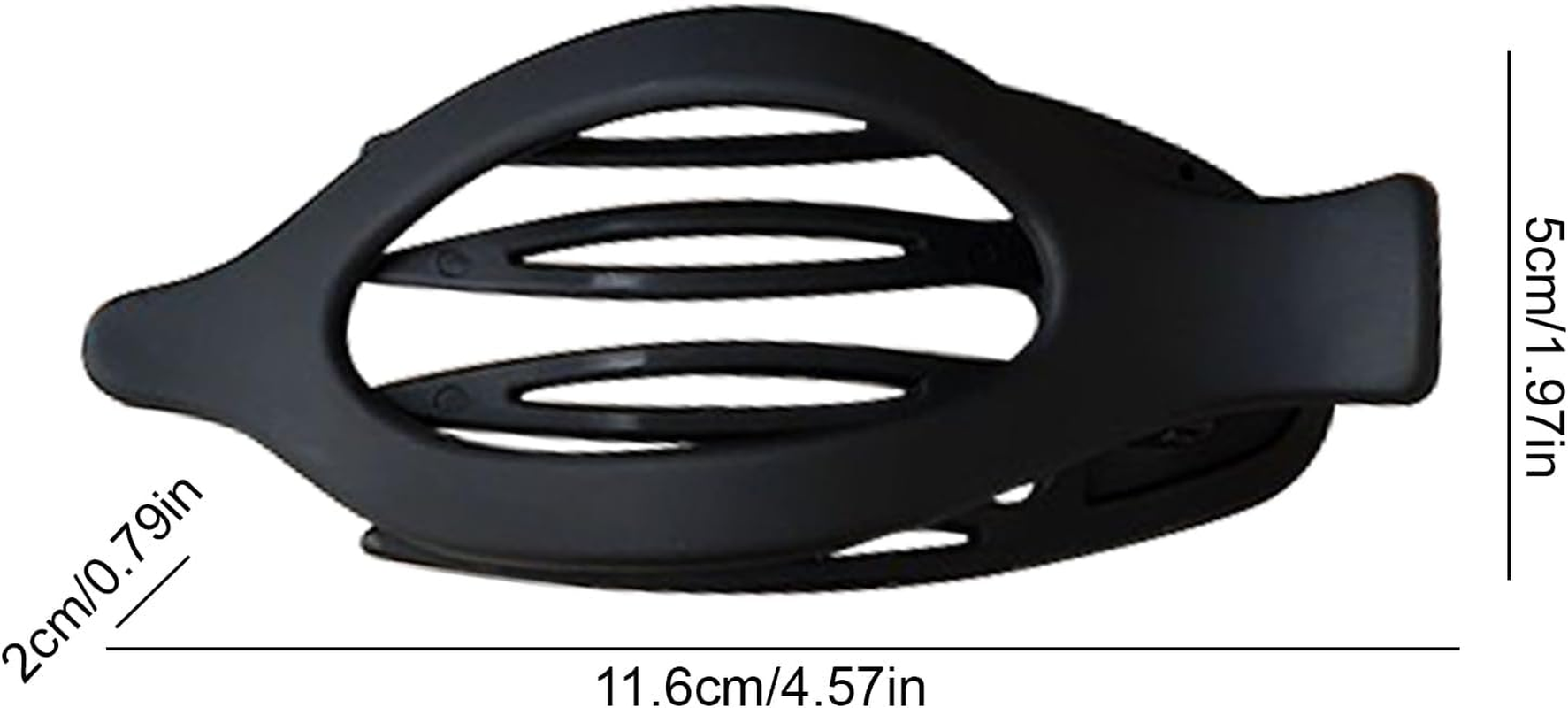 Flat Hair Claw Clips, Duckbill Flat Claw Hair Clips | Non Slip French Style Headpieces for Youth Women Nurse Ponytail Securing Gym Workout Wet Styling Dating Party image number 5