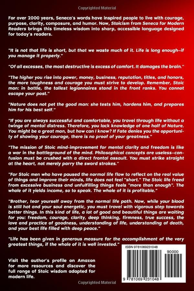 Stoicism from Seneca for Modern Readers - 3 Classic Books: Clear and Direct Translation of on the Shortness of Life, on the Firmness of the Wise, and of Providence