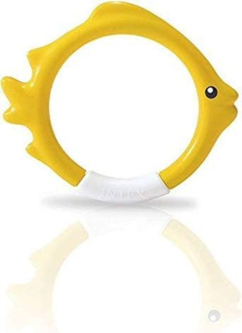 INTEX 55507 - Underwater Fish Rings, Ages 6+, 4 Colors One Set image number 2