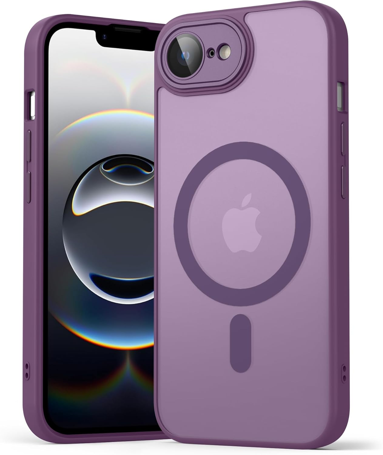 Magnetic Case for Iphone 16E Case, [Compatible with Magsafe] Drop Protection Skin-Friendly Shockproof Protective Translucent Matte Cover for Iphone 16E 2025 6.1-Inch