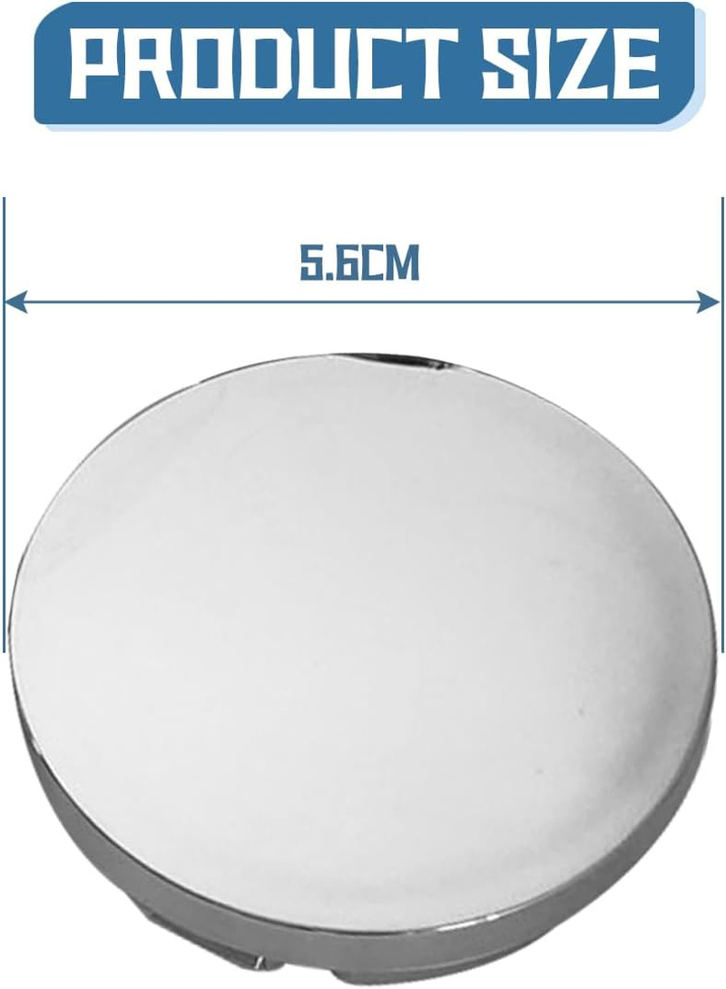 JNNJ Pack of 4 Universal Hub Caps, Universal Rims Wheel Hubs Wheel Centre Caps, Tuning Accessories Vehicle Car Wheel Hubs Plastic Covers (Galvanic Colour) - Black image number 3