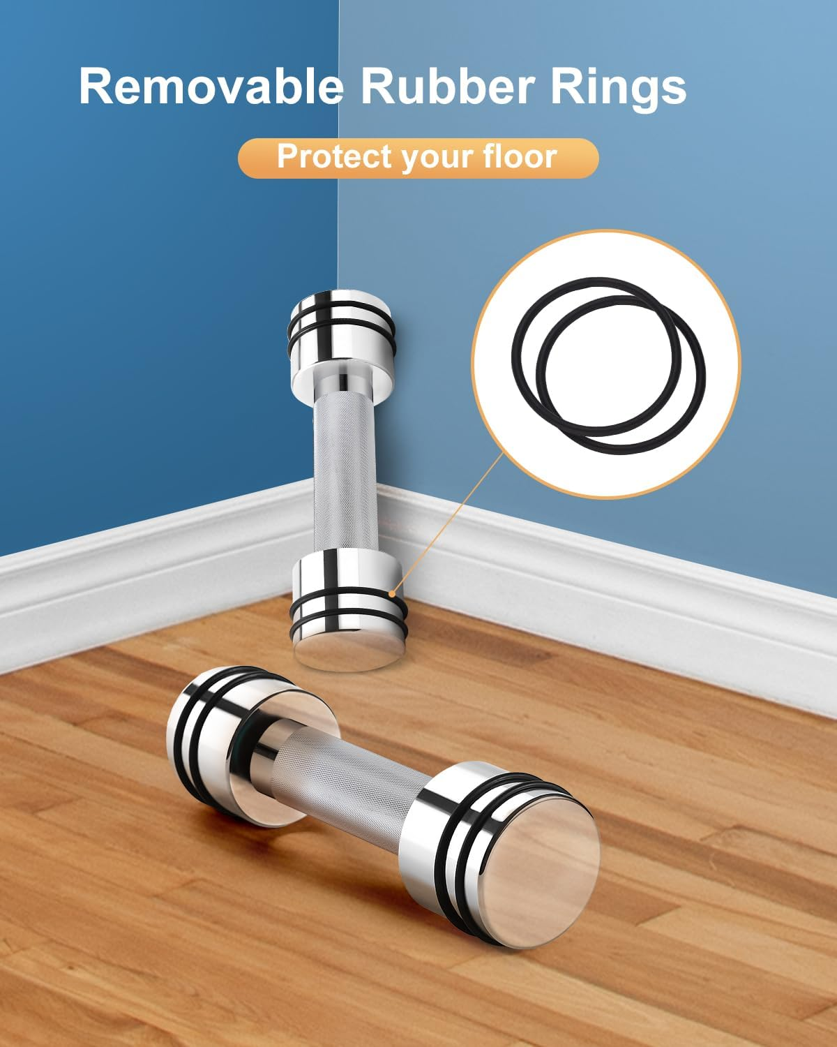 Feecco Adjustable Dumbbells - Set of 2 for Home Gym image number 1