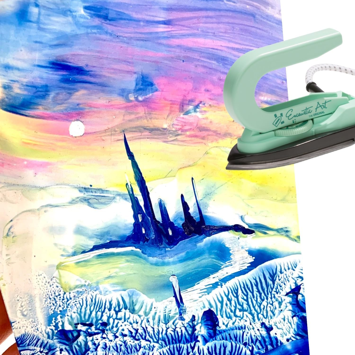 Encaustic Art A4 Hot Wax Painting Cards, White (100 Sheets) image number 3