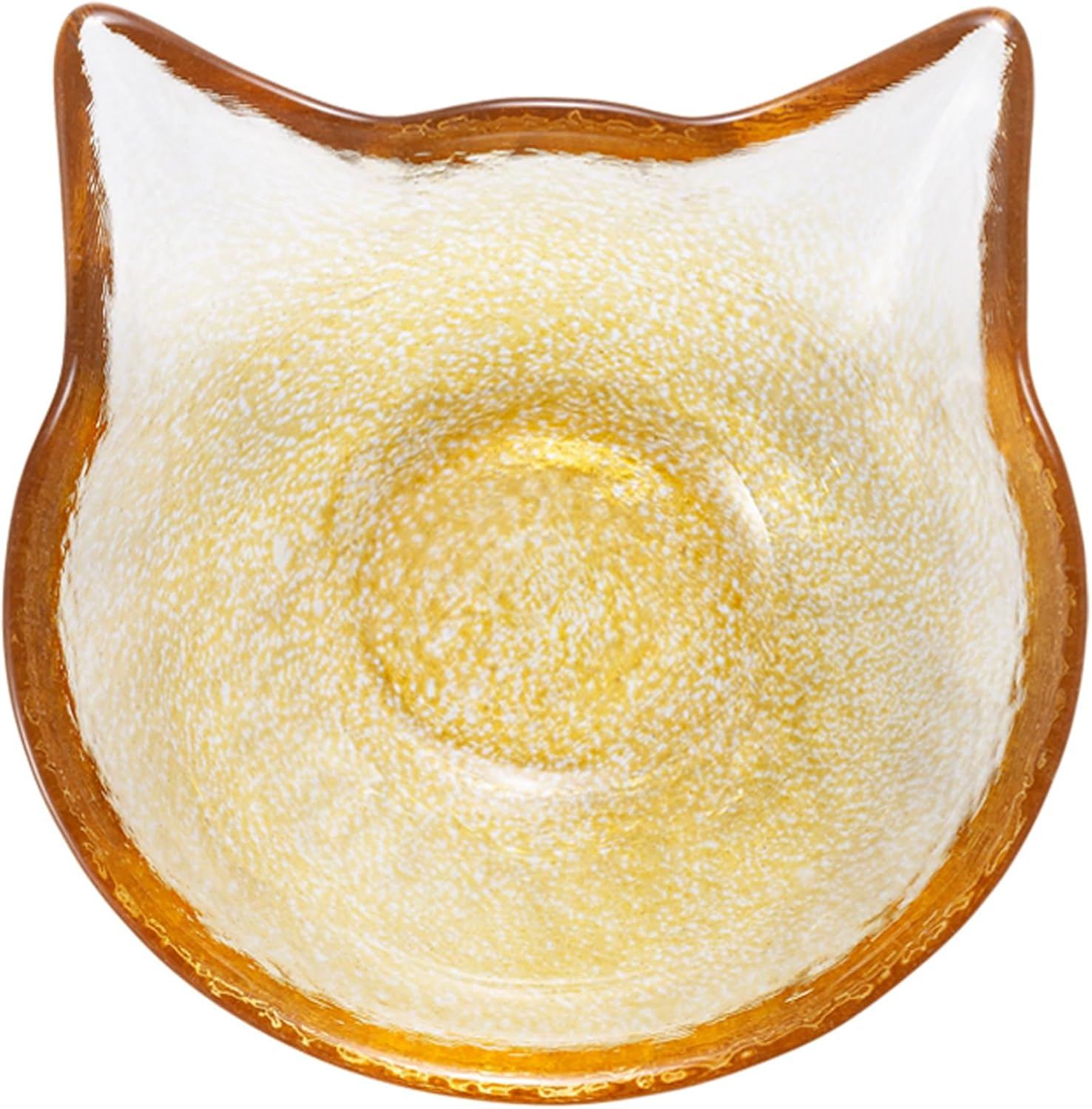 Aderia F75146 Coco Cat Glass Small Bowl, Made in Japan, Coconeco Craft Tea Cat Shaped Small Plate Set, Stylish, Cute, Present, Gift, Wedding, Moving, Celebration, New Life, Living Alone, Japanese