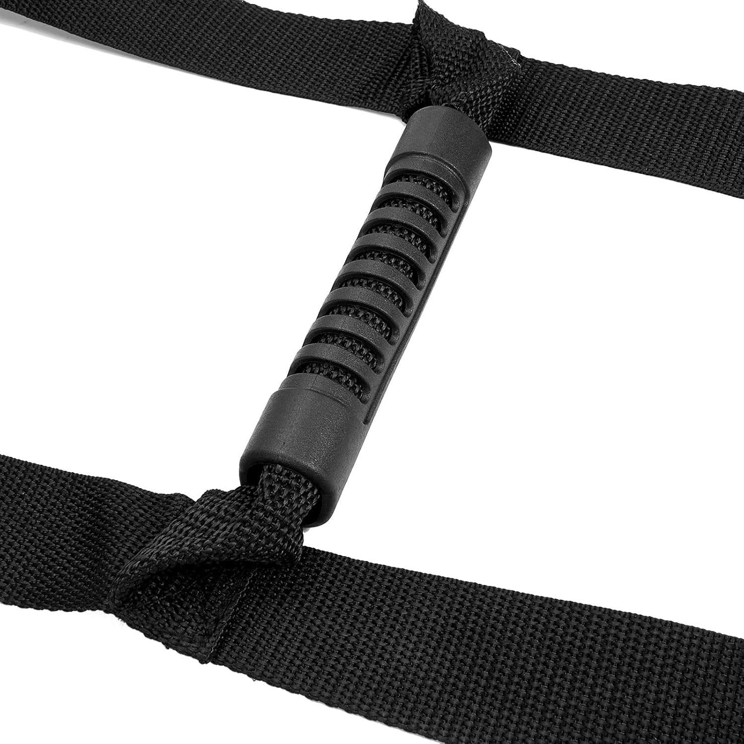 Pull up Assist Bed Ladder,Bed Ladder Assist with Handle Strap,Sit up Helper Bed Assistance for Elderly, Senior, Injury Recovery Patient, Pregnant, Handicap - Black 4 Hand Grips image number 2