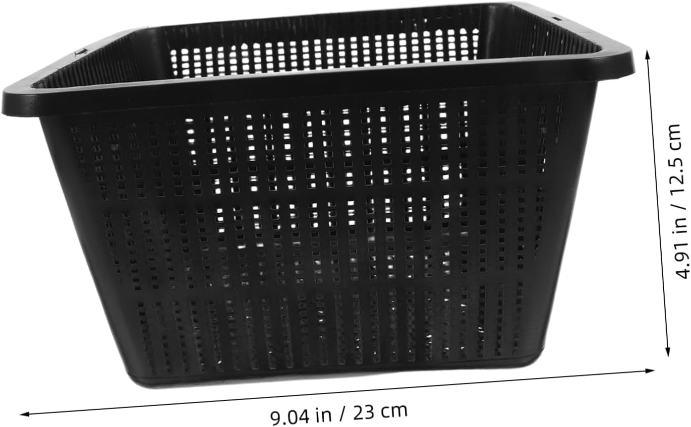 CIYODO Hydroponic Net Pots Set 2 Plastic Plant Baskets Mesh for Small Garden Supplies