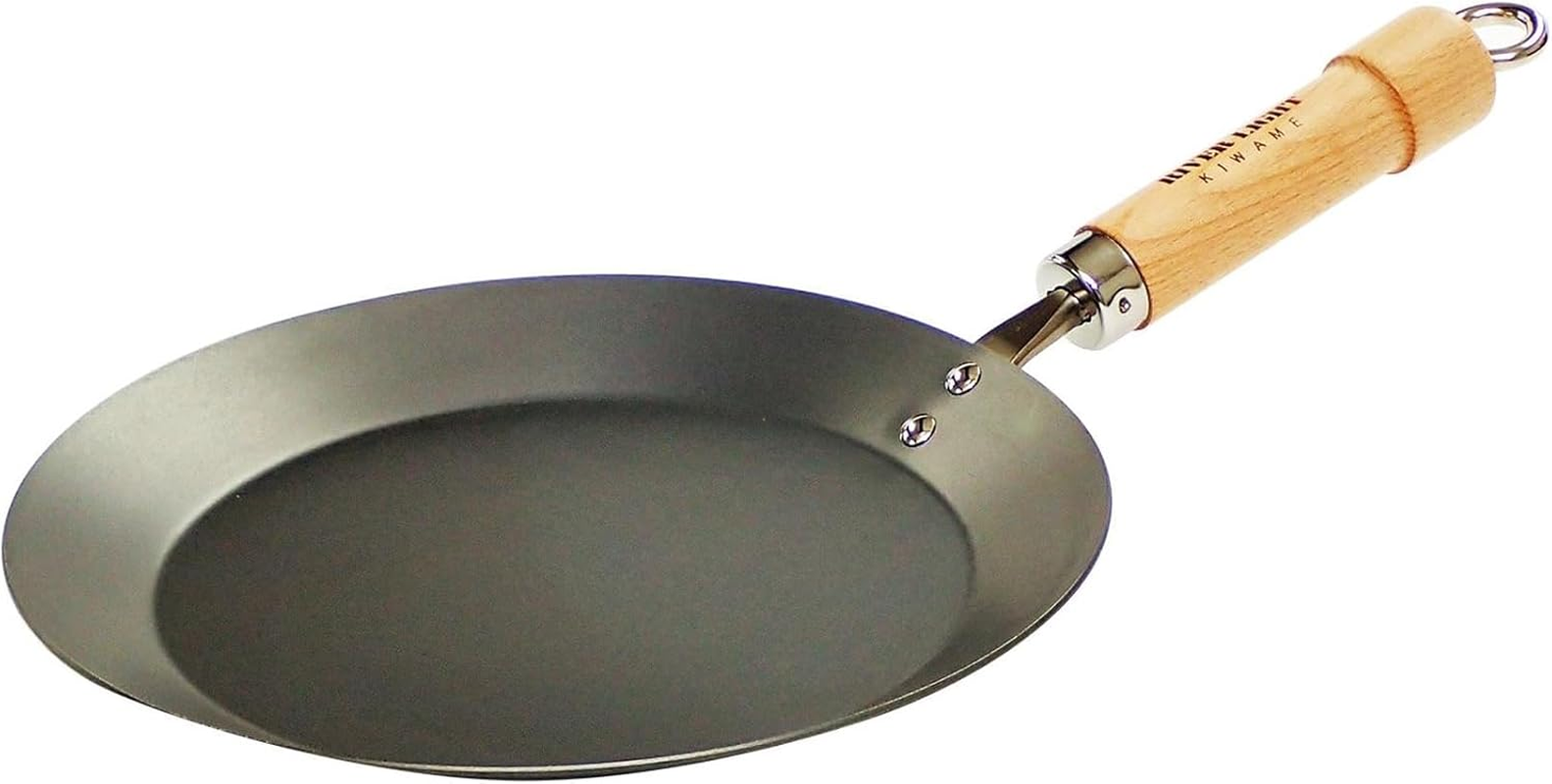 Riverlite J1726 Kyoku Japan Iron Crepe Pan, 10.2 Inches (26 Cm), Iron Nitriding, IH Compatible, Rust Resistant, Made in Japan image number 6