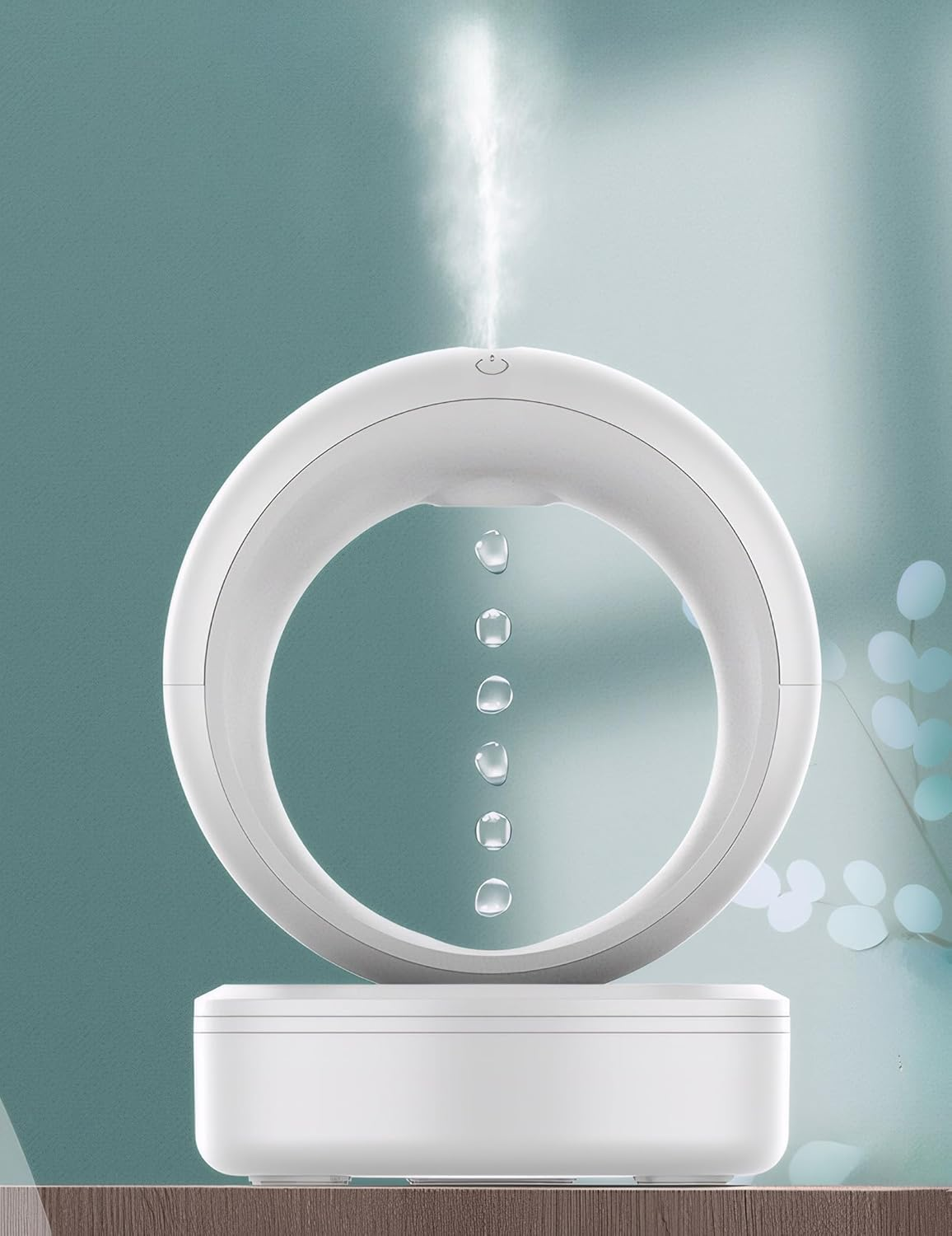 Essential Oil Diffuser, 680Ml Anti-Gravity Air Cool Mist Humidifier Aroma Scent for Home Office LED image number 1