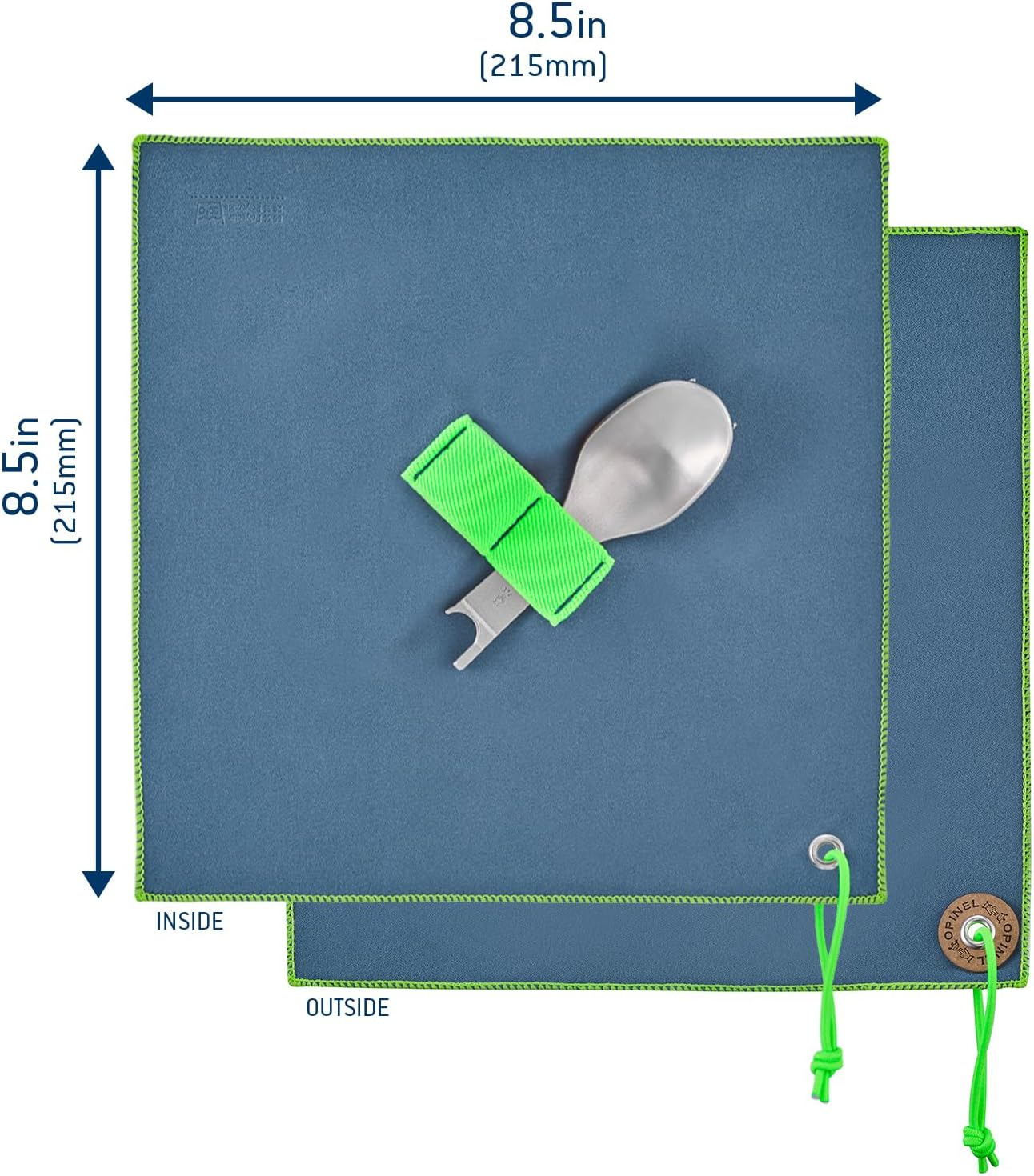Opinel Picnic+ Fork Spoon & Napkin Set image number 4