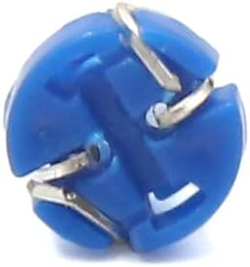 Uxcell 15Pcs 12V Blue T3 Car Wedge LED Dash Gauge Instrument Panel Light Bulb Interior image number 3
