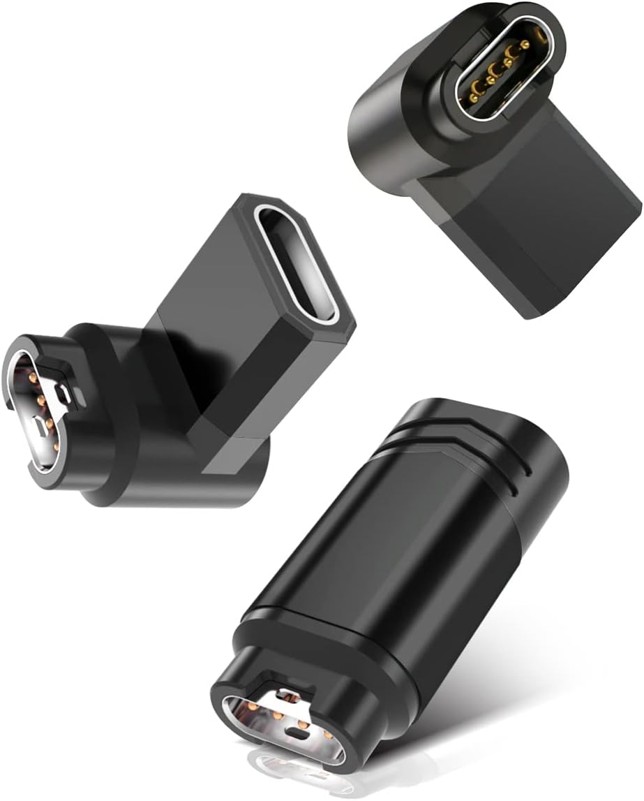 Itramax USB C Charger Adapter for Garmin Watch 4Pack,Type C Charging Cable Converter for Garmin Fenix 8 7 7S 7X 6 E Pro Solar,Forerunner 970 570 965 265 955 165,Instinct,Venu 3S,Vivoactive,Epix,Tactix