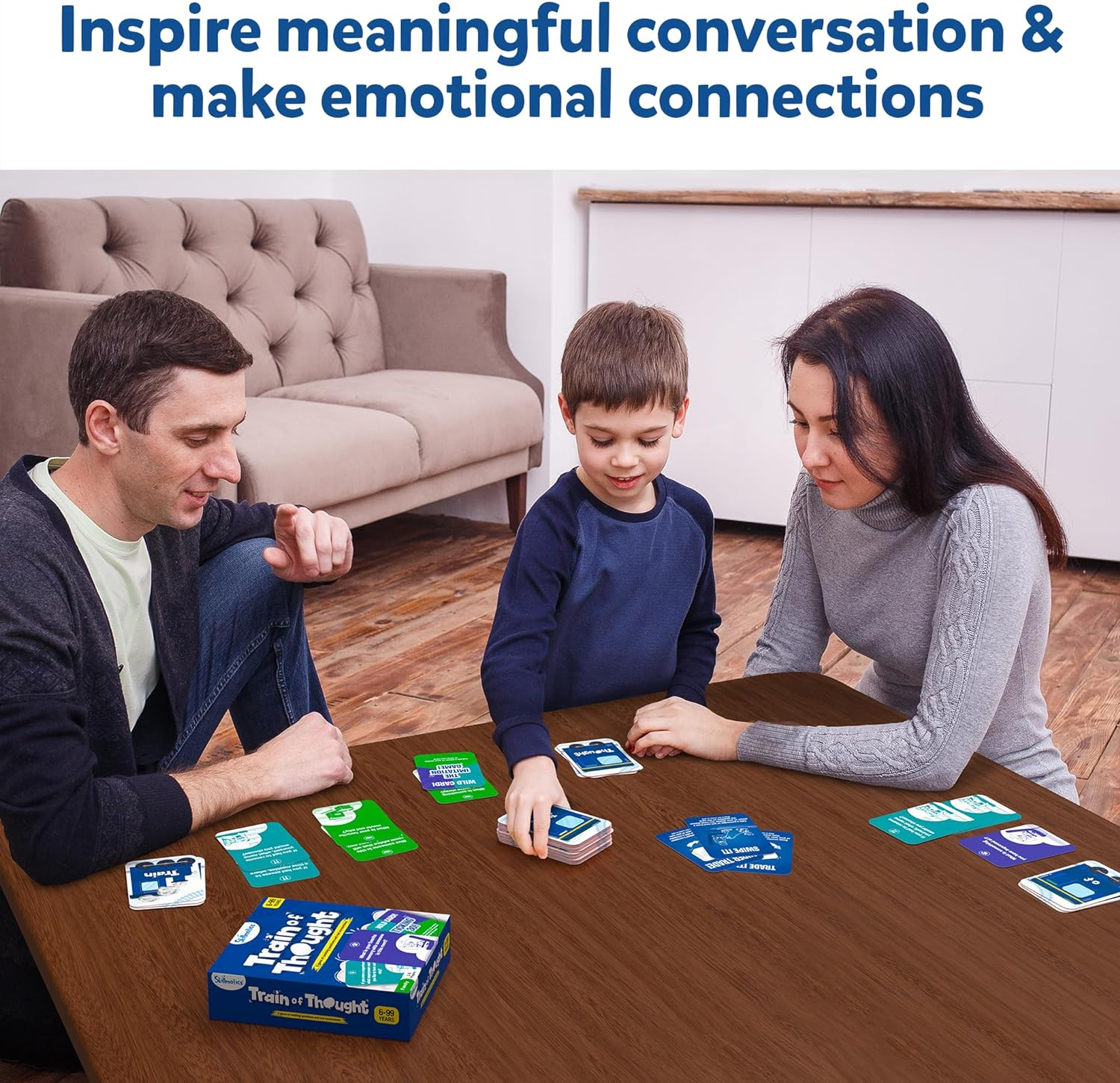Skillmatics Card Game - Train of Thought, Fun for Family Game Night, Educational Toys, Travel Games for Kids, Teens and Adults, Gifts for Ages 6, 7, 8, 9 and Up image number 4