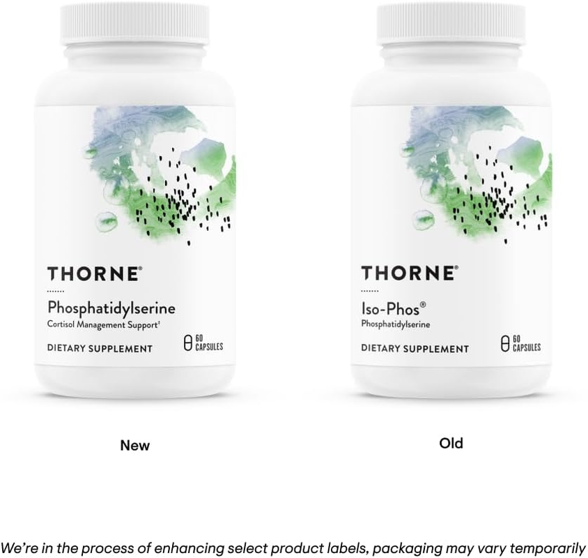 Thorne Research - Phosphatidylserine - Vitamin Supplement for Cortisol Management Support - Memory & Stress Response - 60 Capsules