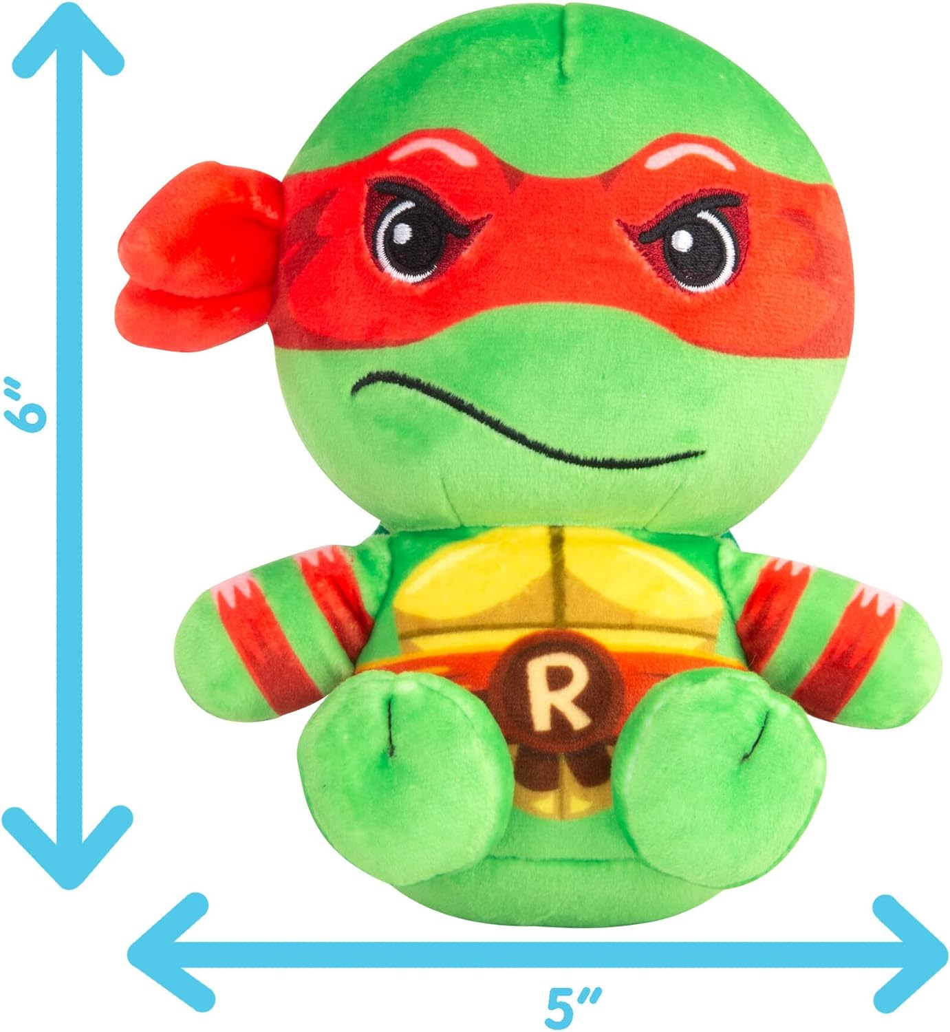 TMNT Raphael Junior Mocchi Mocchi Plush,Green image number 1