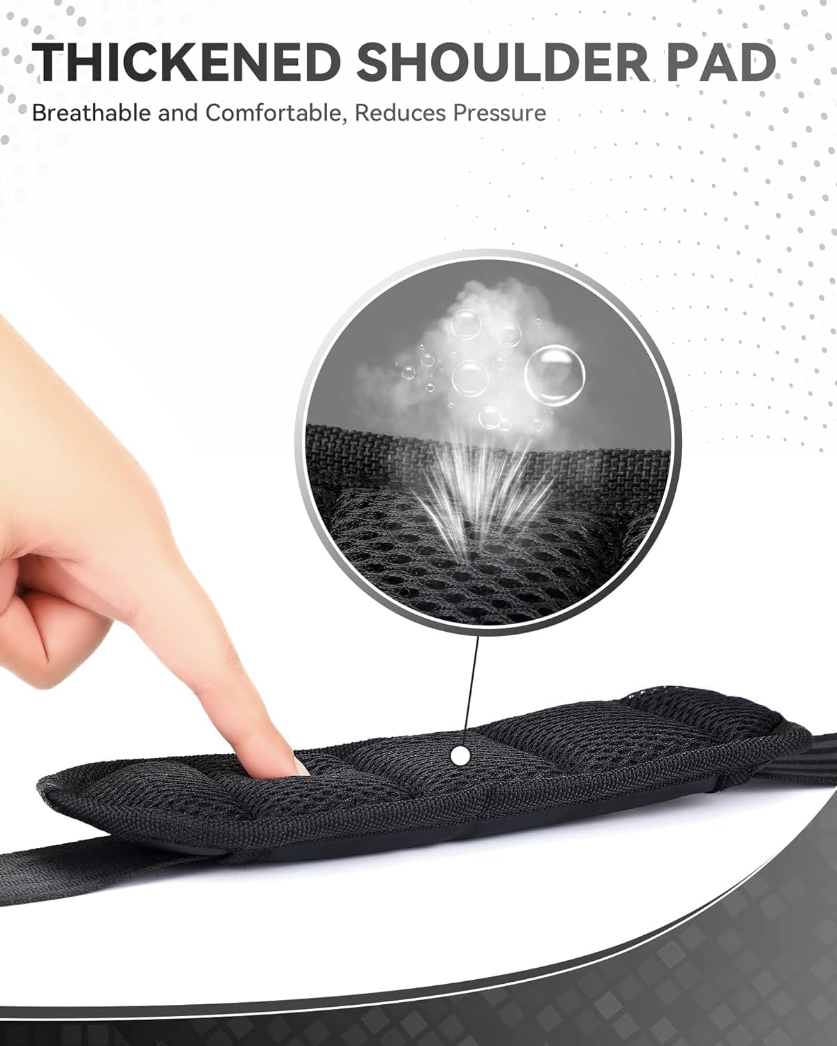 71-Inch Scooter Shoulder Strap, Adjustable Carrying Strap with Extra-Thick Anti-Slip Shoulder for Electric Scooters, Bikes, Balance Bikes, Yoga Mat, Ski Board image number 5